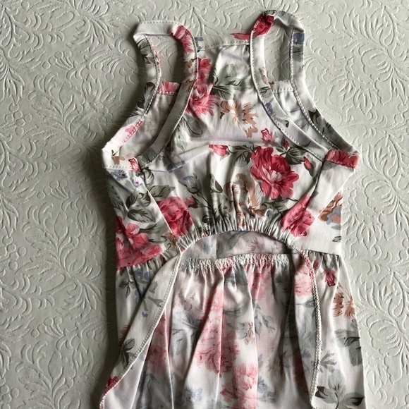 CAT or Small Dog Floral Summer Dress with Bow tie- NEW - Picture 6 of 10